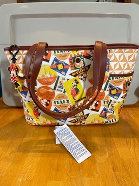Disney Parks EPCOT Italy Pavilion Tote Bag Minnie Mouse NWT